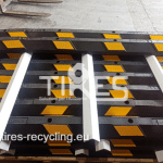 An Excellent Test | Parking Stopper made Recycled Tire Rubber