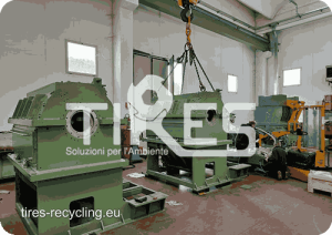 Tire manufacturing machine for recycling