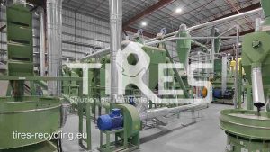 Mechanical technology tire recycling plant